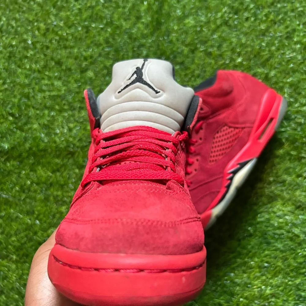 Air Jordan 5 Red Suede Size 7Y • No Box